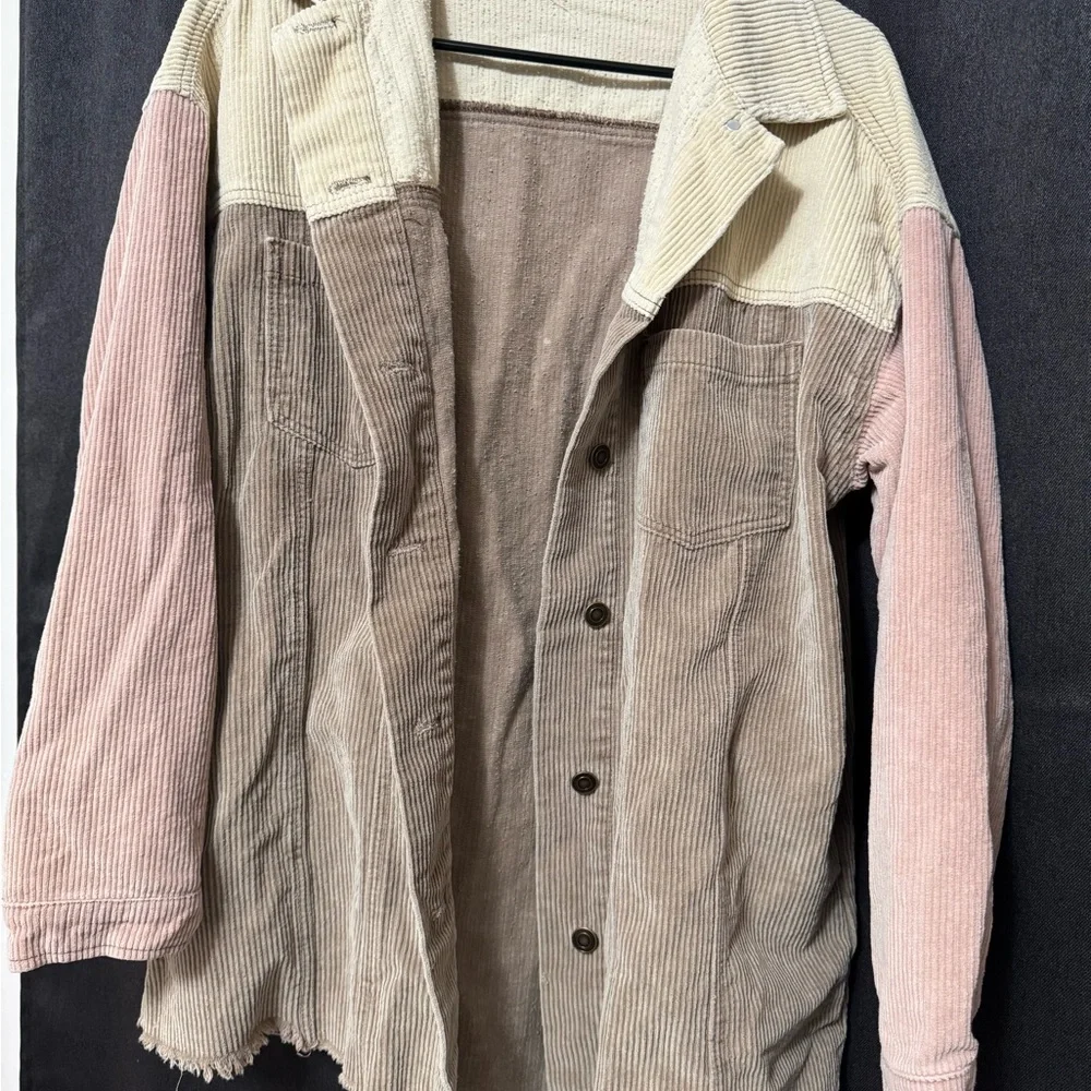 Oli & Hali Multicolor Corduroy Utility Jacket - Picture 4 of 6